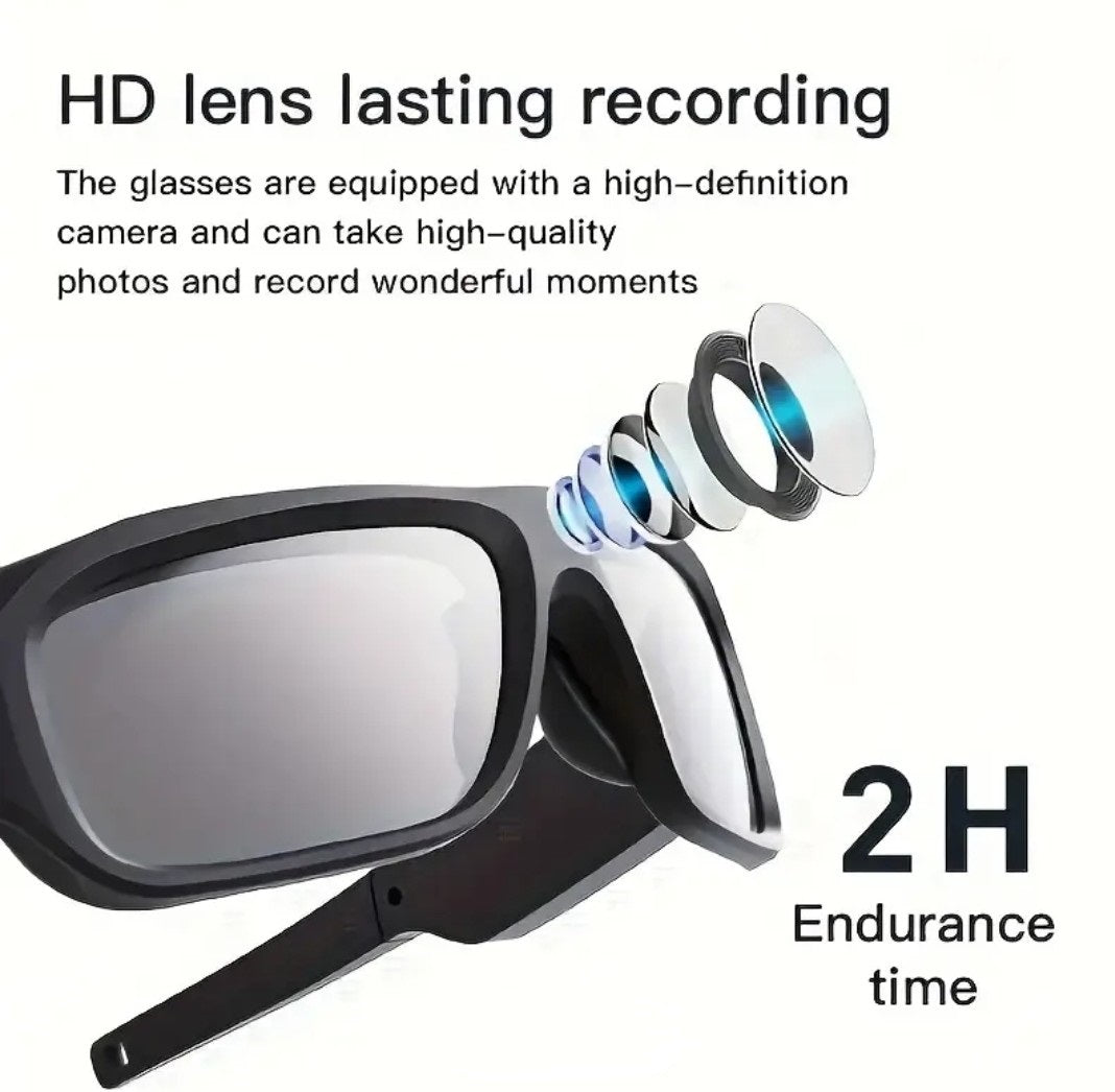 Hi definition video camera sun glasses